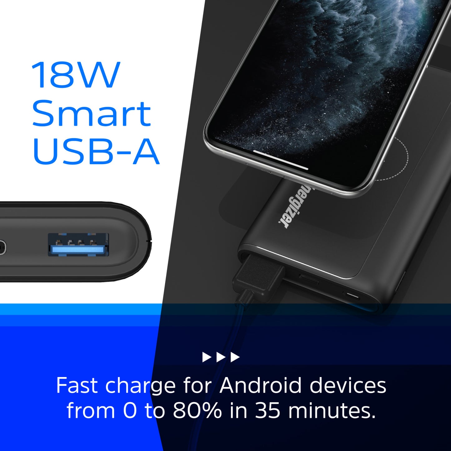 QE10011PQ (PowerBank 10000mAh) Wireless, PD Fast Charger
