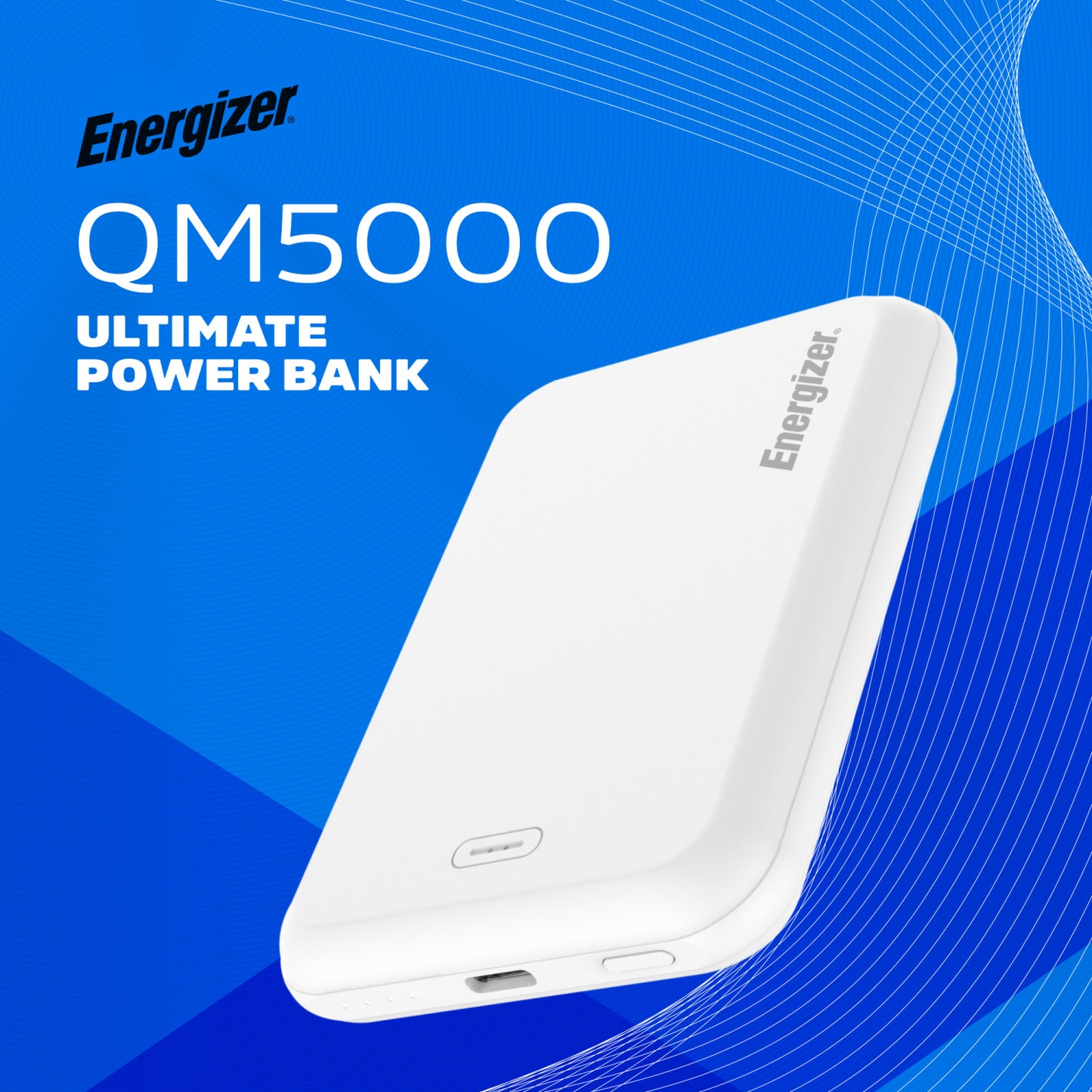 QM5000 (PowerBank 5000mAh) Magnetic、Wireless