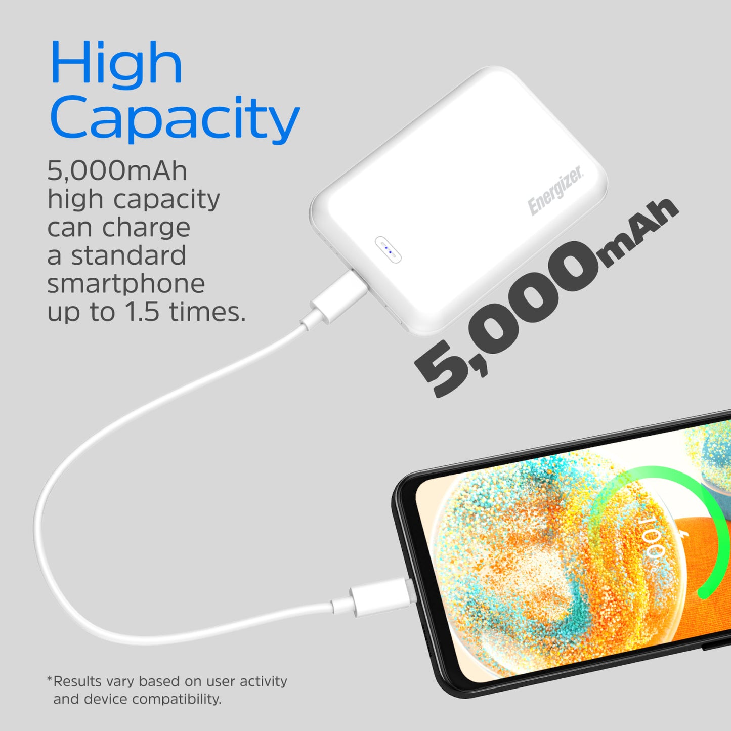 QM5000 (PowerBank 5000mAh) Magnetic、Wireless