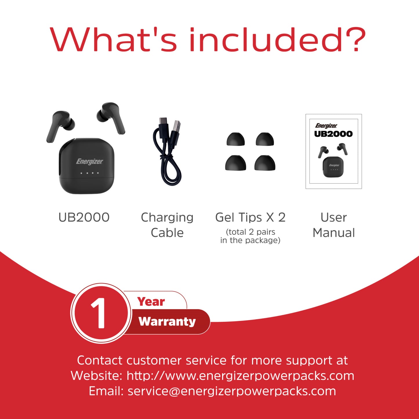 UB2000 (TWS Bluetooth Earbuds)