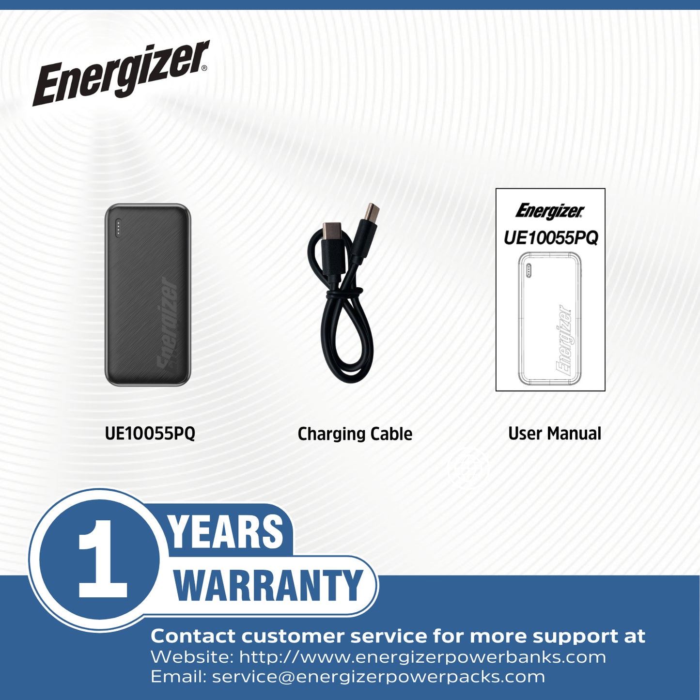 UE10055PQ (PowerBank 10000mAh) PD Charger