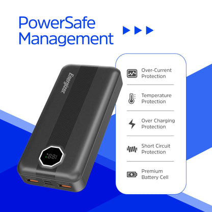 UE20029PQ (PowerBank 20000mAh) LCD Display, 22.5W PD Fast Charger