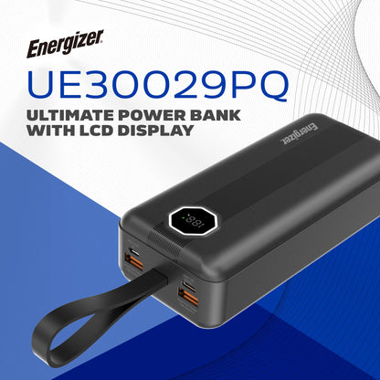 UE30029PQ (PowerBank 30000mAh) LCD Display, 30W PD Fast Charger