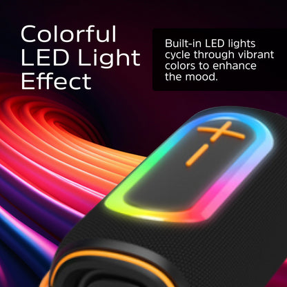 BTS206 (Portable  Bluetooth Speaker), RGB, TWS, IP65