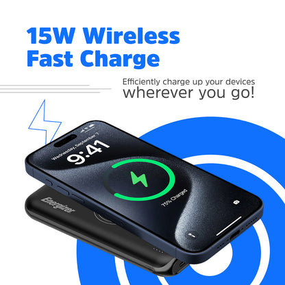 QE10009PQ (PowerBank 10000mAh) Wireless, PD20W Fast Charger