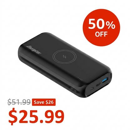 QE20009PQ (PowerBank 20000mAh) Wireless, PD20W Fast Charger