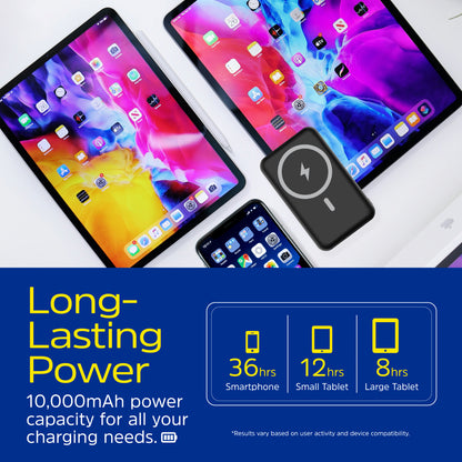 QM10002PQ (PowerBank 10000mAh) Magnetic, Wireless, PD22.5W Fast Charger