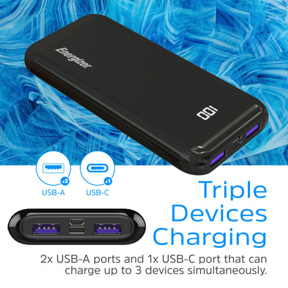 UE10011PQ (PowerBank 10000mAh) LCD Display, PD22.5W Fast Charger