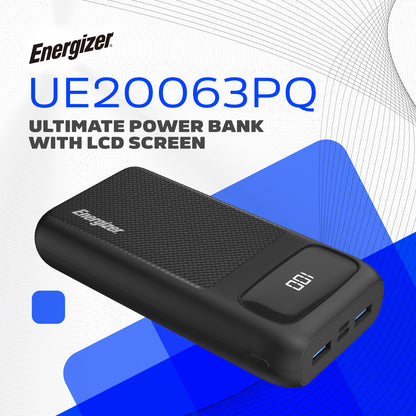 UE20063PQ (PowerBank 20000mAh) LCD Display, PD20W Fast Charger