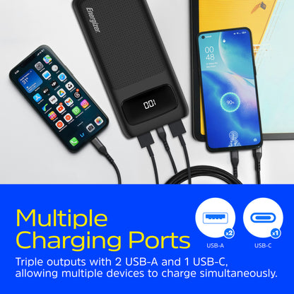 UE20063PQ (PowerBank 20000mAh) LCD Display, PD20W Fast Charger