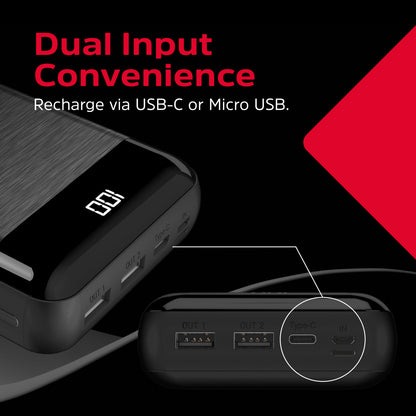UE30058 (PowerBank 30000mAh) LCD Display
