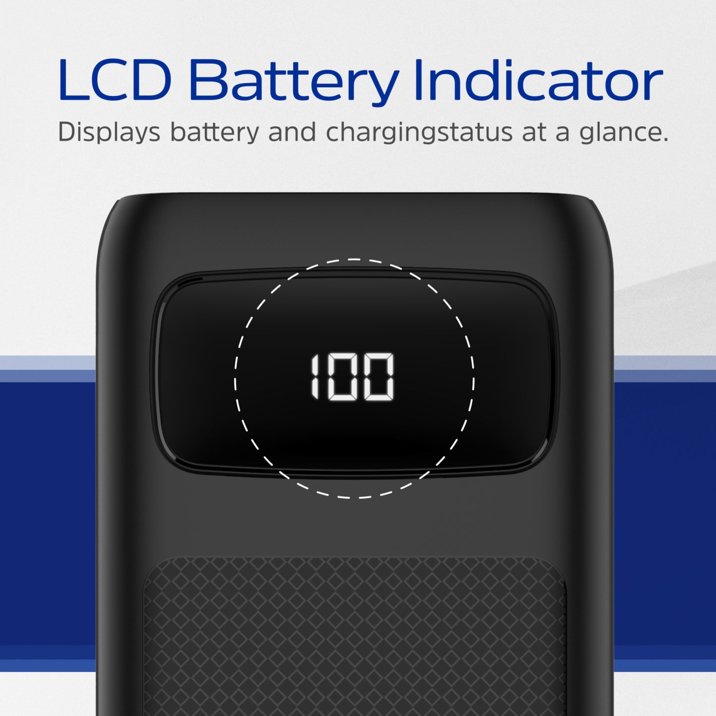 UE30063PQ (PowerBank 30000mAh) LCD Display, MAX30W PD Fast Charger