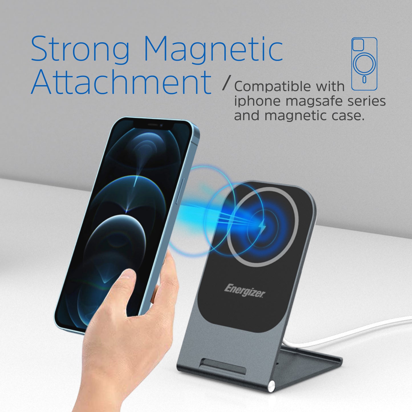 WCP102 (15W Magnetic Wireless Charger Qi Compatible)