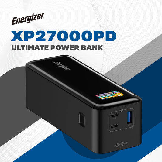 XP27000PD (PowerBank 27000mAh) Airplane Safe, LCD Display, MAX140W, PD100W Fast Charger